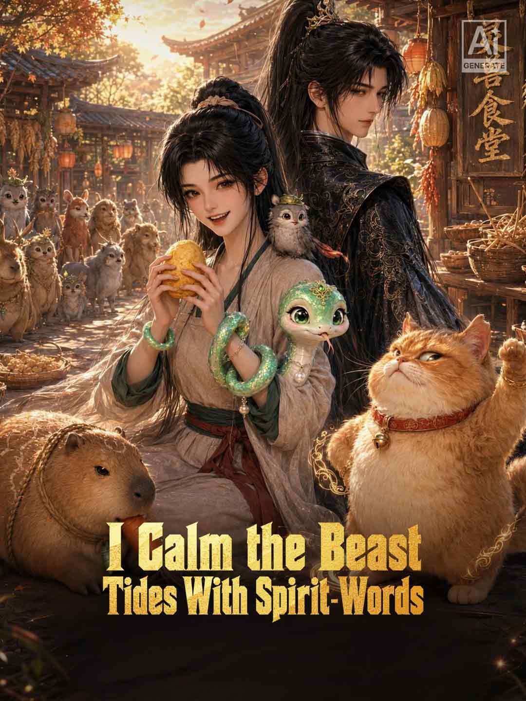 I Calm the Beast Tides With Spirit‑Words poster