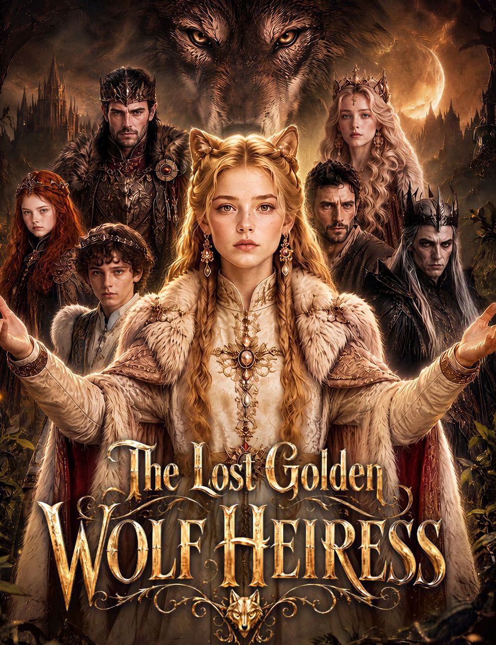 The Lost Golden Wolf Heiress poster