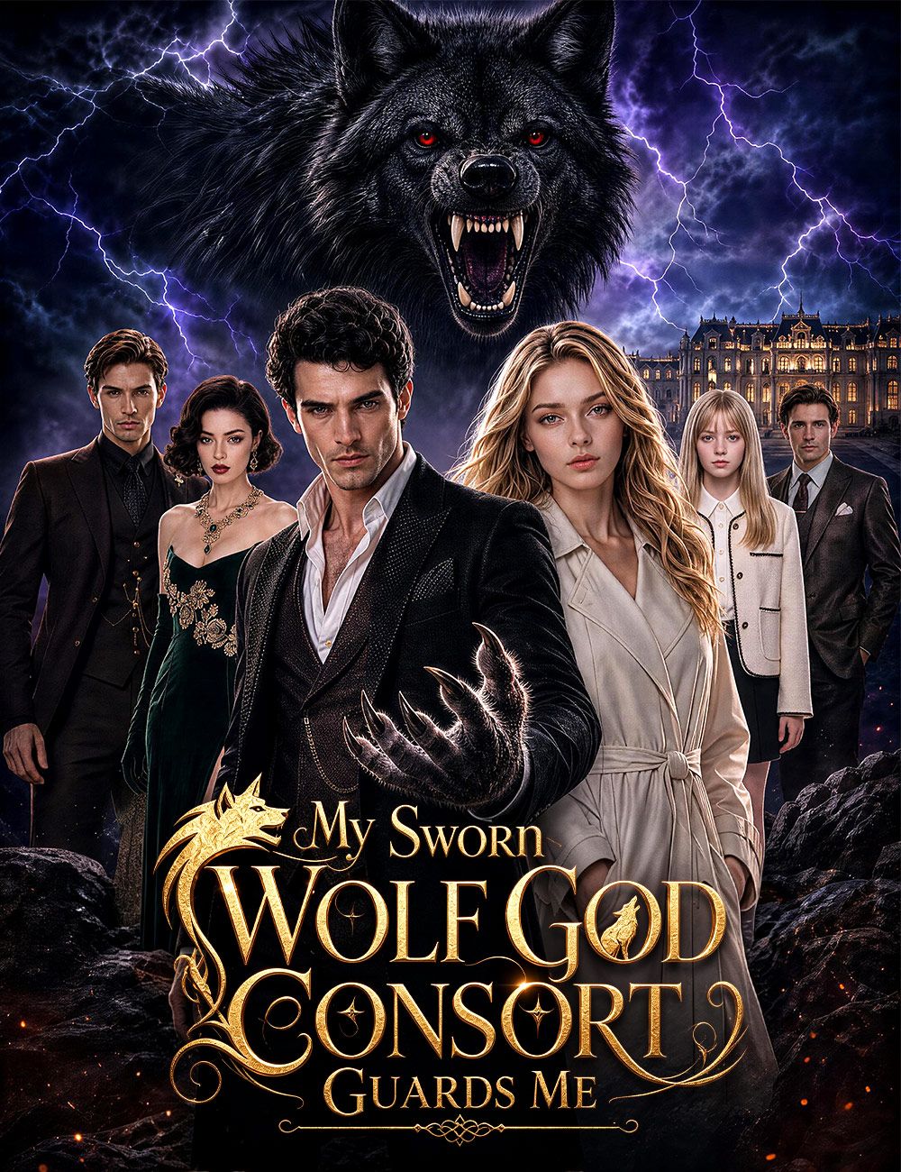 My Sworn Wolf God Consort Guards Me poster