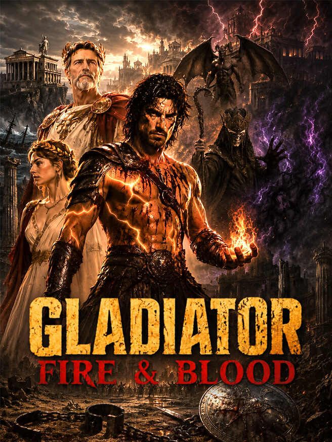 GladiatorFire & Blood poster