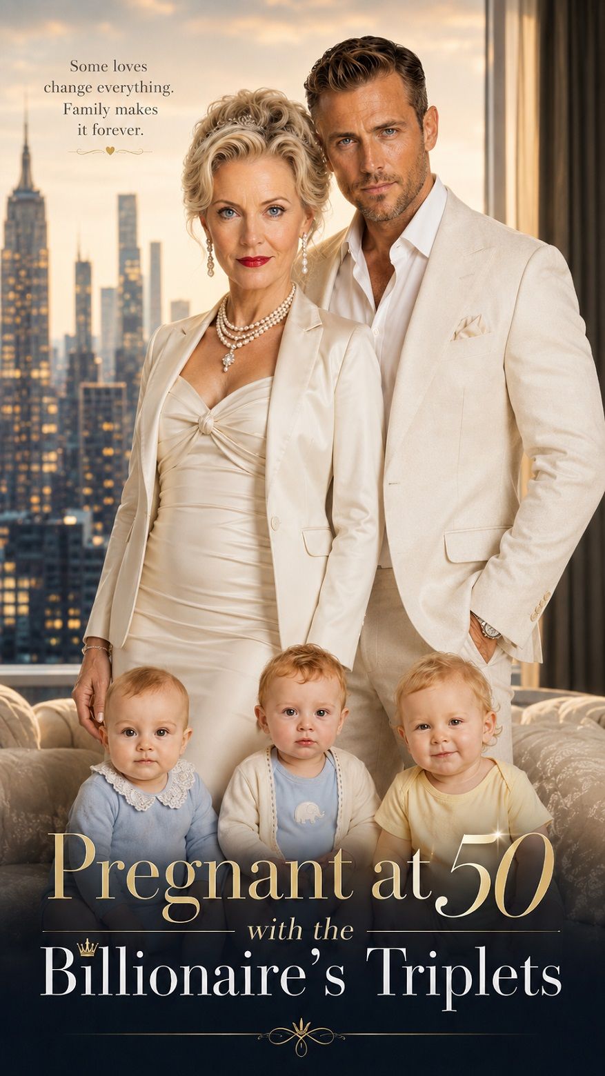 Pregnant at 50 with the Billionaire's Triplets poster