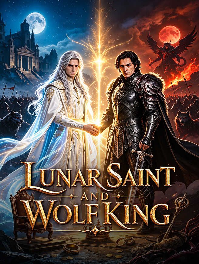 LUNAR SAINT AND WOLF KING poster