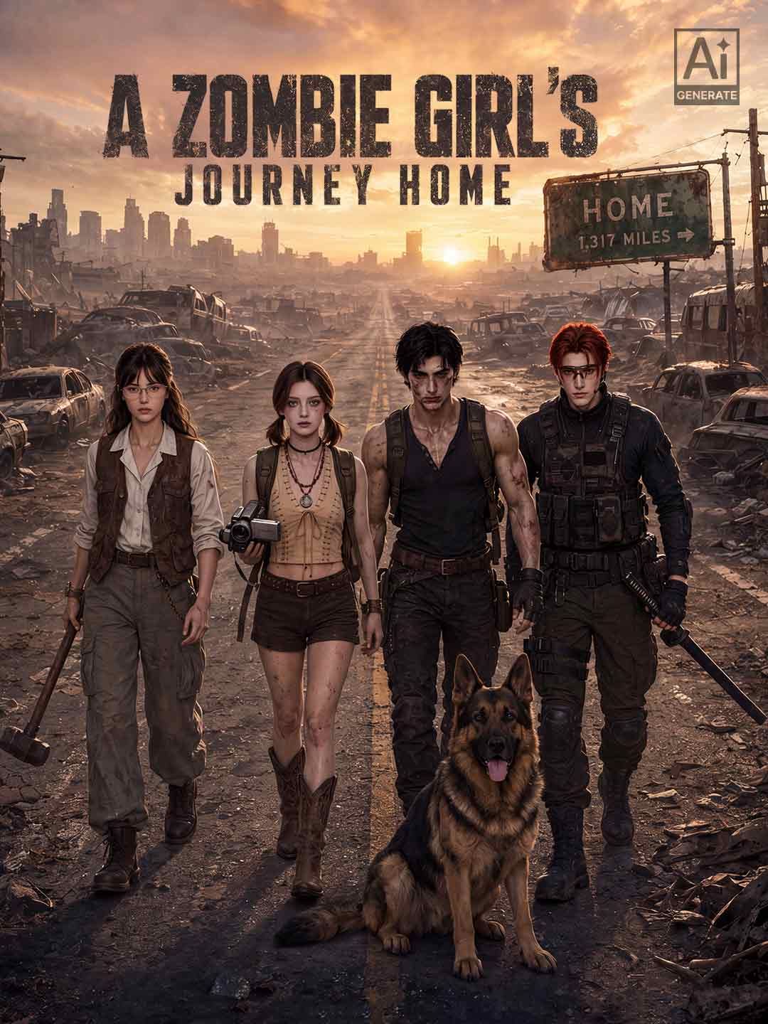 A Zombie Girl’s Journey Home poster