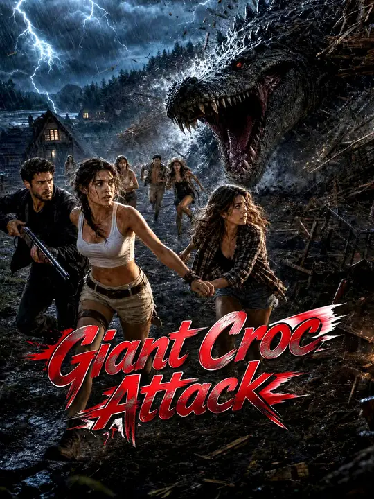 Giant Croc Attack poster