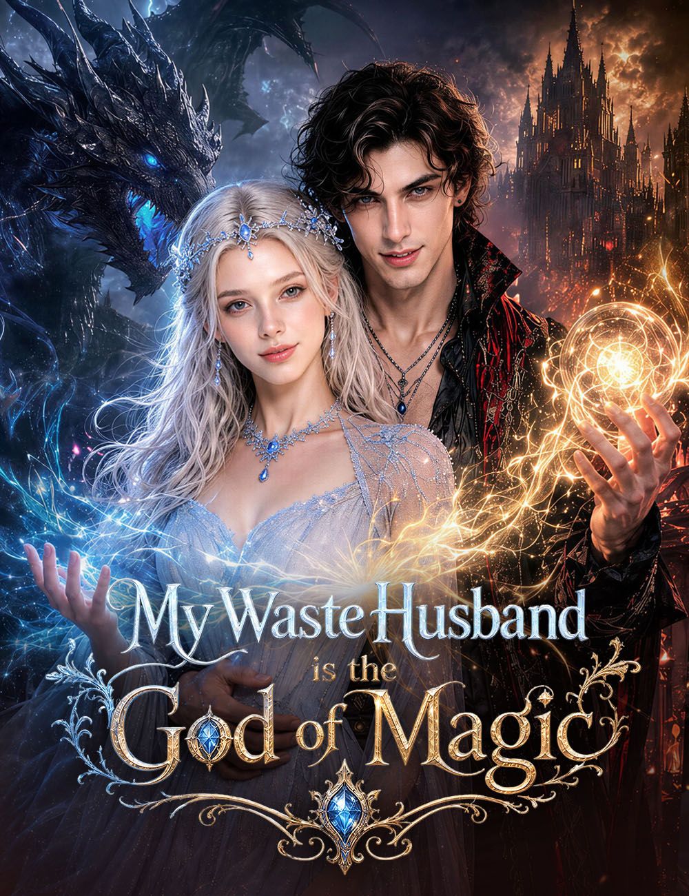 My Waste Husband is the God of Magic poster