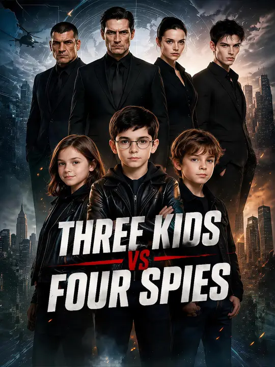 Three Kids vs Four Spies